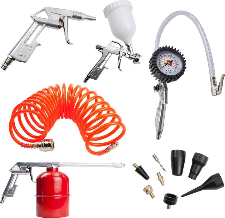 Actual product image Dema Compressed air set Tool set compressed air gun 13 pcs