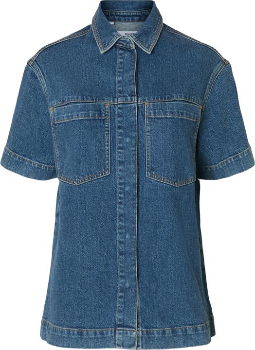 Actual product image Selected Femme Oversized denim shirt (40)
