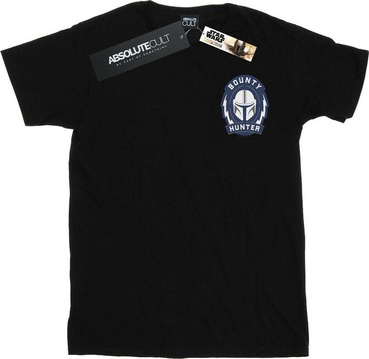 Image du produit Star Wars - T-shirt THE MANDALORIAN BOUNTY HUNTER BADGE BREAST PRINT - Homme (M)