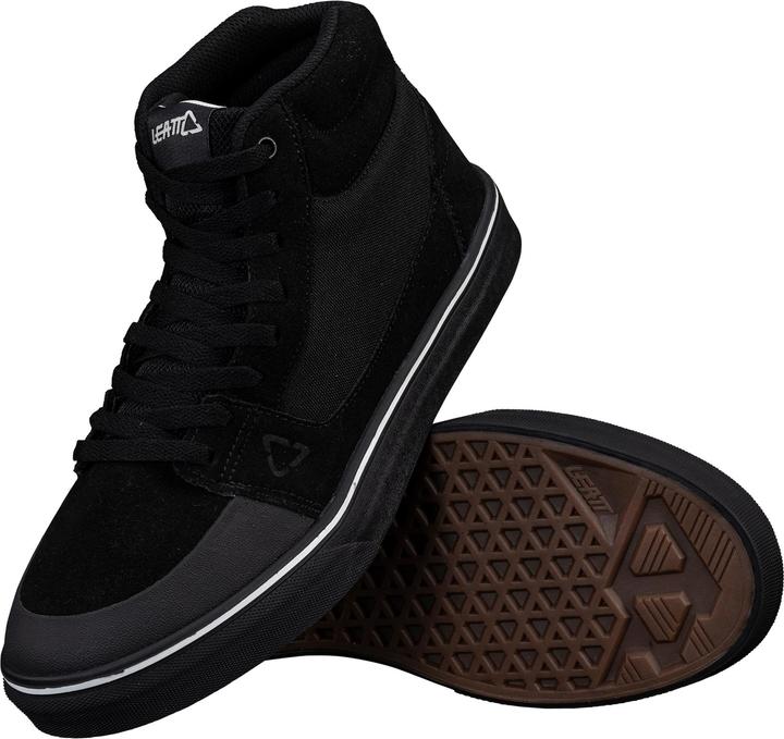 Produktbild Leatt Schuh Flat 1.0 Hi - Black (38.5, 39.5, 40.5, 41.5, 42.5, 43.5, 44.5, 45.5, 46.5, 47.5, 48.5)
