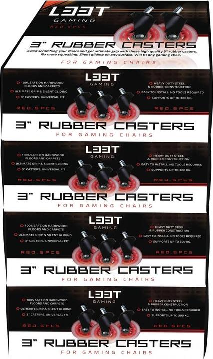 Produktbild L33T Rollen für Gaming-Stühle