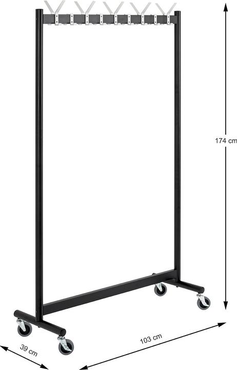 Actual product image HAKU Möbel Rolling wardrobe