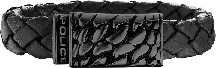 Actual product image Police Alligator bracelet (19 cm, Stainless steel, Leather)