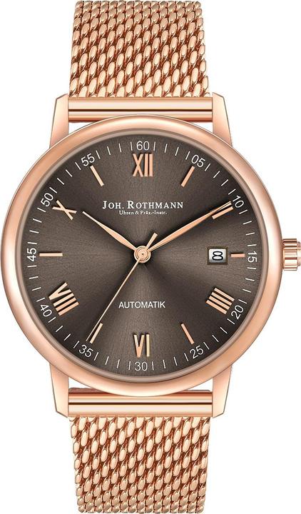 Actual product image John Rothmann Mens Automatic Watch Friedrich Stainless Steel Rose Gold - 26875 (Analogue wristwatch, 38.50 mm)