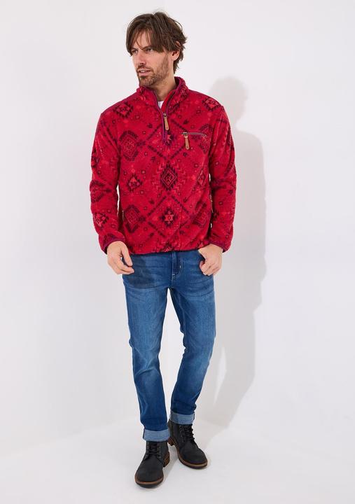 Actual product image Joe Browns Bold Aztec Print 1/4 Zip Fleece (XXL)