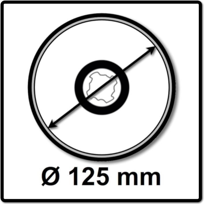 Actual product image Bosch Professional Zubehör EXPERT MultiMaterial diamond cutting discs, 125 x 22.23 x 2.2 x 12 mm