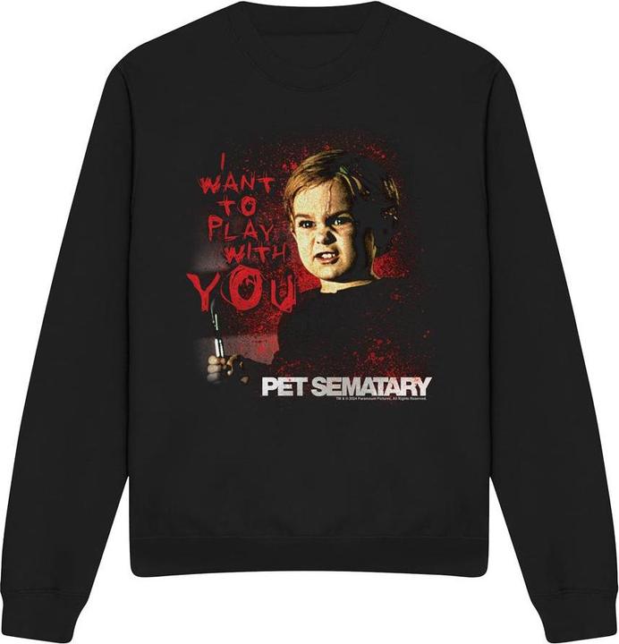 Immagine prodotto Pet Sematary I Want To Play Felpa Adulto Unisex (XXL)