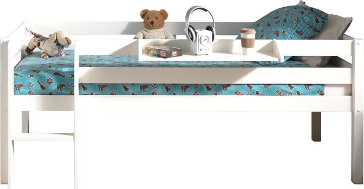 Produktbild Vipack Bett Pino mit Leiter inkl. Hängeablage (90 x 200 cm)