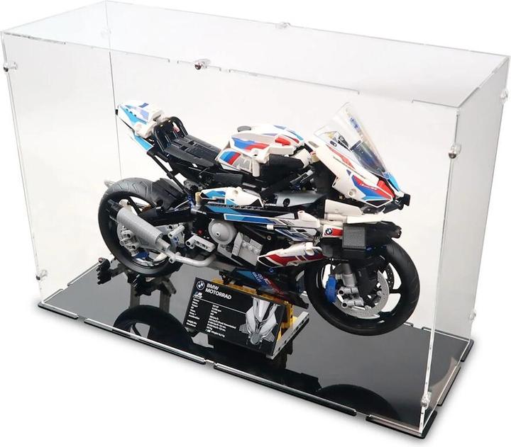 Actual product image iDisplayit Acrylic display for LEGO® 42130 BMW M 1000 RR (With black base)