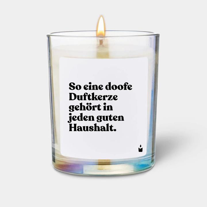 Immagine prodotto Chatty Candles Candela profumata al legno Una candela profumata e sciocca come questa è presente in ogni casa che
