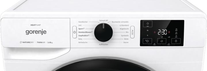 Actual product image Gorenje DNE82/GN Heat pump dryer A++ 8kg half load TwinAir (8 kg)
