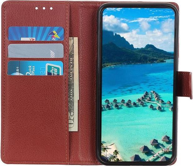 Actual product image MU Classic Litchi Leather Bookcover Series (Oppo A94)