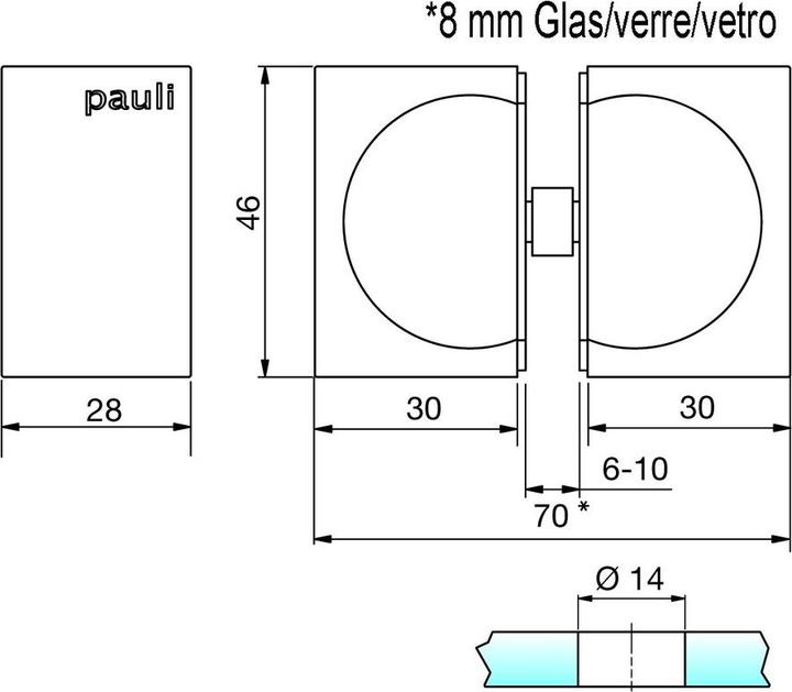 Produktbild Pauli+Sohn Glastürknöpfe 8278