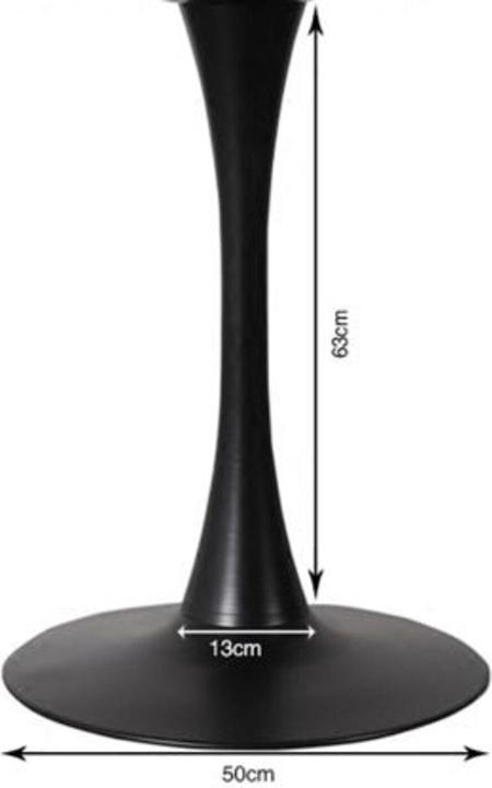 Image du produit Kare Design Tischgestell Schickeria Schwarz Ø80cm