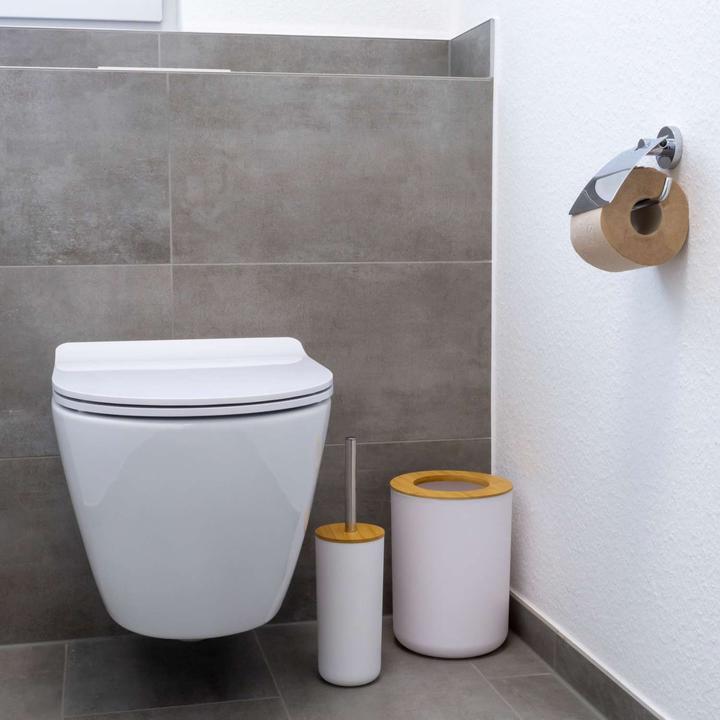 Actual product image Intirilife Badezimmer Zubehör Set inkl. Zahnputzbecher Seifenschale Seifenspender Toilettenbürste