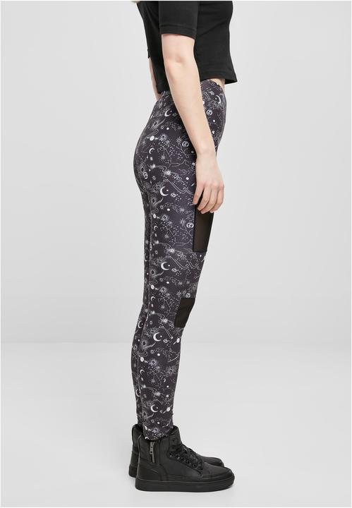 Actual product image Urban Classics Ladies Tech Mesh AOP Leggings (XXL)
