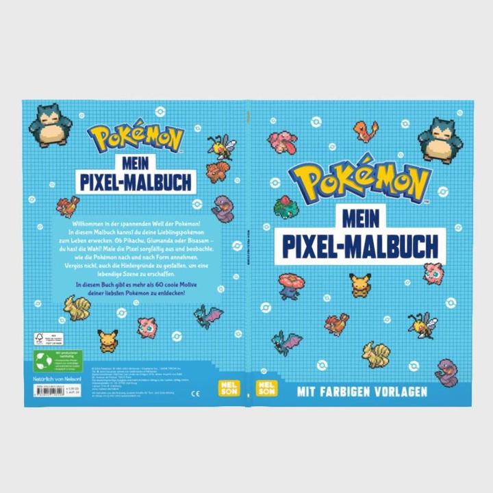 Actual product image Pokémon Activity Book: My Pixel Colouring Book