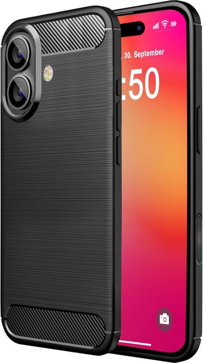 Immagine prodotto Nalia Copertura in silicone carbon look (Apple iPhone 16)