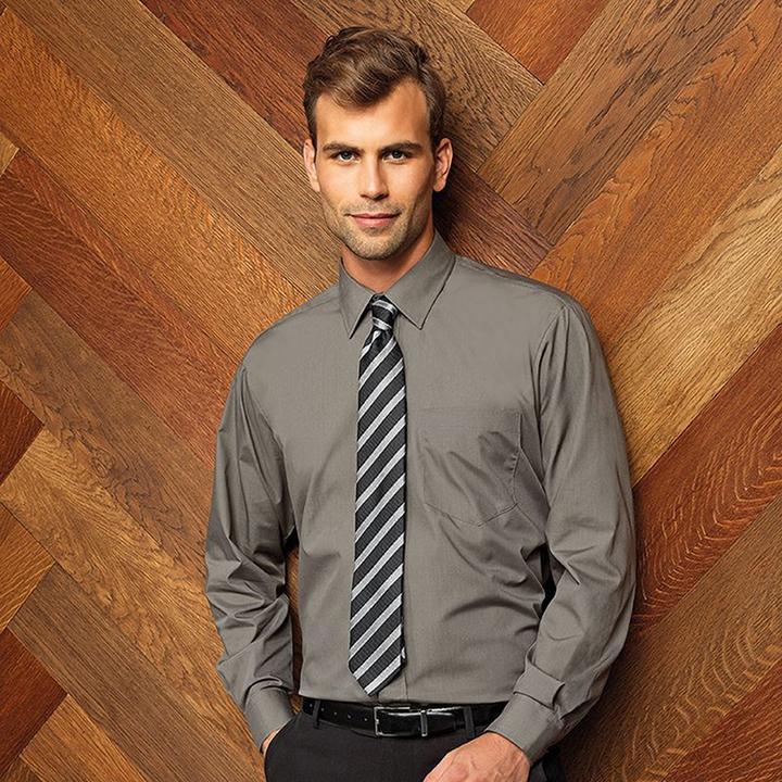 Image du produit Premier Chemise en popeline Chemise de travail à manches longues (56)