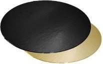 Produktbild Aristo Tortenpapier Ø200 mm 1100 gr Schwarz/Gold,100 Stück/Packung