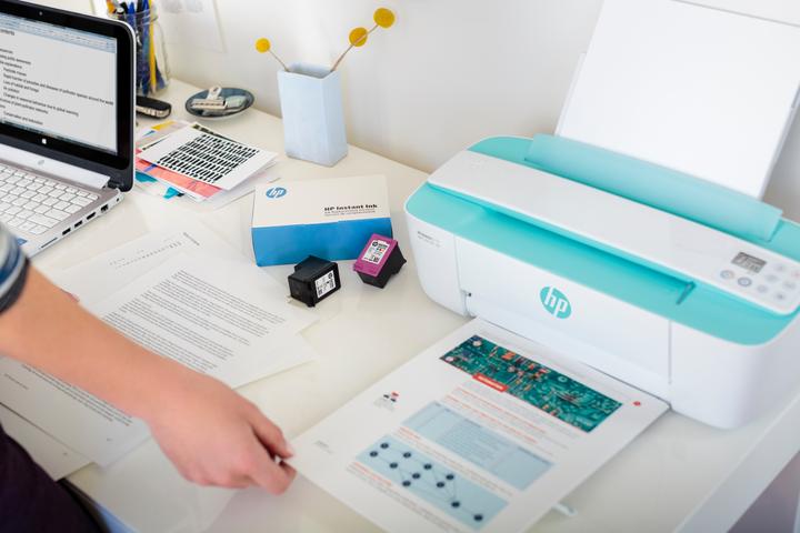 Actual product image HP Deskjet 3732 All-in-One - Multifunction printer (Colour)