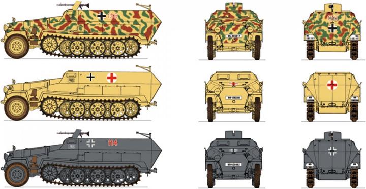 Produktbild 1:72 SD.Kfz.251/1 Ausf. C Fast Assm. Kit