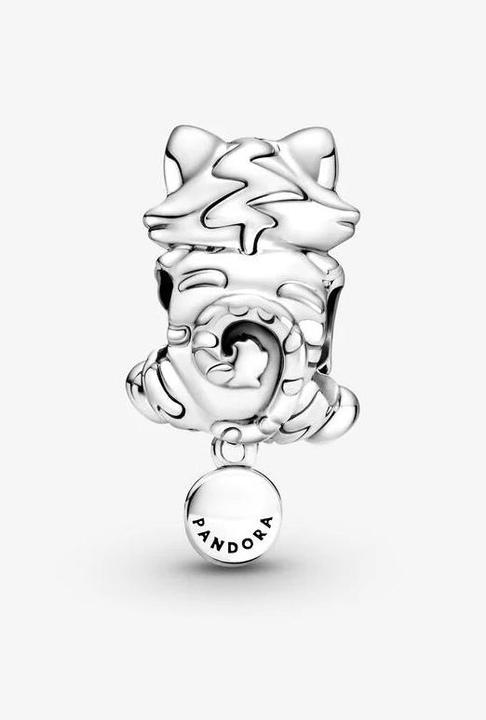 Actual product image Pandora Kitten & yarn ball (Sterling silver 925)