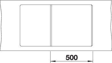 Image du produit Blanco Metra 5 S-F (47 cm, 85 cm)