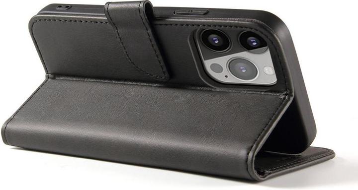 Image du produit Hurtel Etui portefeuille avec support pour iPhone 15 Pro Max Etui magnétique - Noir (Apple iPhone 15 Pro Max)