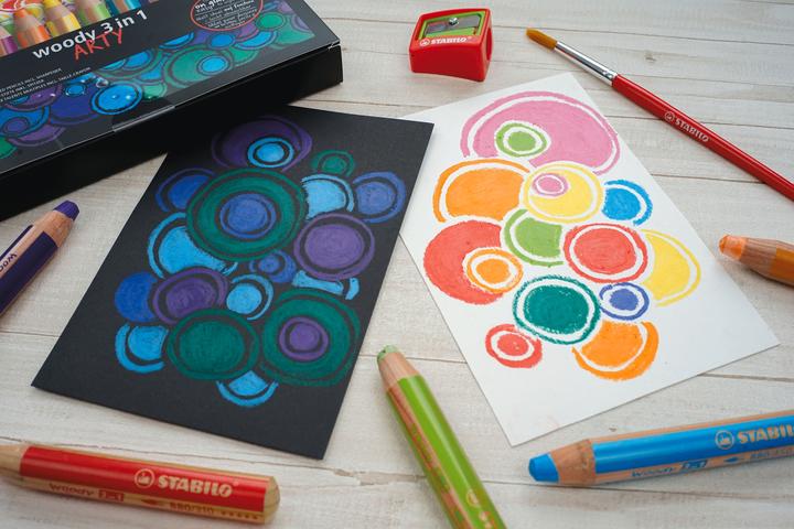Produktbild STABILO Woody 3 In 1 10er Etui Arty (Mehrfarbig, 10 x)