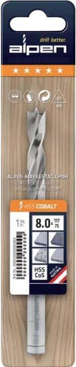 Produktbild Alpen Holz Spiralbohrer HSS Cobalt Maschinen (16 Millimeter)
