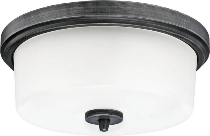 Immagine prodotto Westinghouse Plafoniera Cedric in alluminio invecchiato con 2 lampade (800 lm, E27)