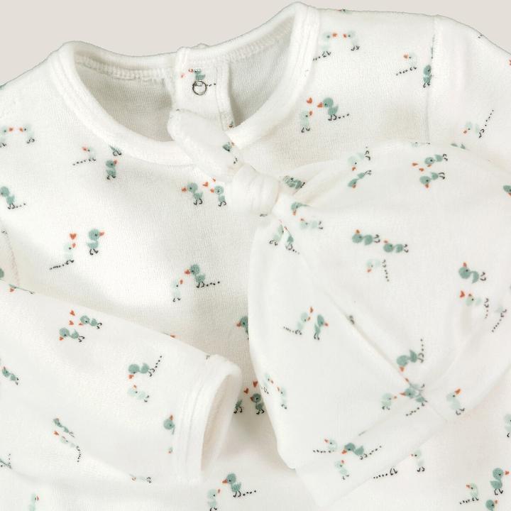 Produktbild La Redoute Collections Set aus Strampler und Mütze (68)