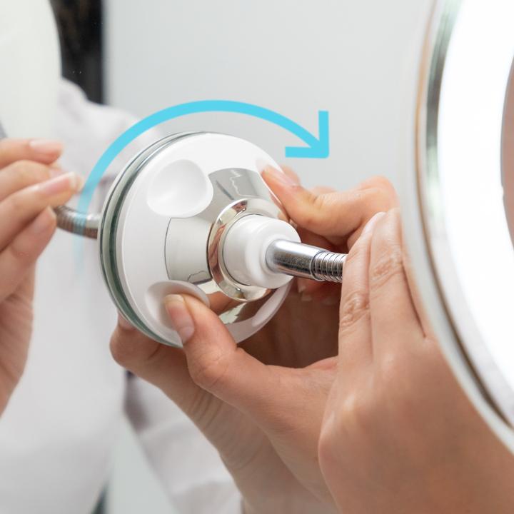 Immagine prodotto InnovaGoods Specchio per il trucco con ingrandimento e LED (Ø 20 cm)