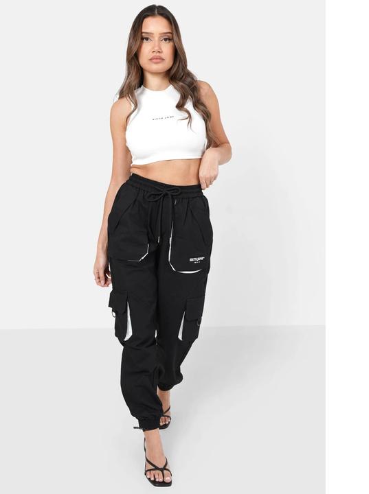 Image du produit Sixth June pantalon cargo large avec logo (M)