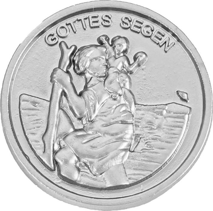 Actual product image St Christopher" car badge