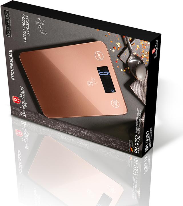 Produktbild BerlingerHaus Digitale Küchenwaage max. 5 kg Rose Gold Edition