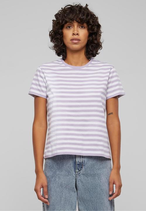 Produktbild Urban Classics Ladies Regular Striped Tee - 142653 (4XL)