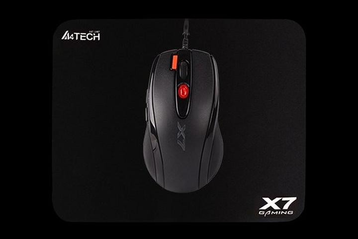 Produktbild A4Tech A4 TECH X-Game X-7120 A4TMYS46028 Maus (optisch, 3000 DPI, schwarze Farbe) (Kabelgebunden)