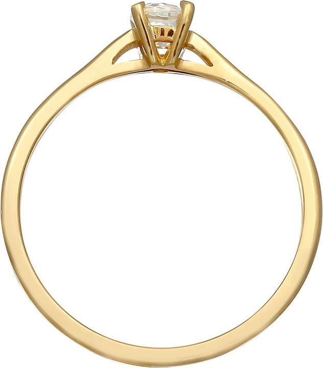 Immagine prodotto Elli Anello PREMIUM Anello di fidanzamento solitario Topazio 375 Oro giallo (52, 375/9 K)