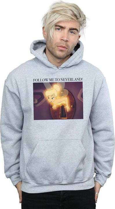 Actual product image Disney Mens Tinker Bell Follow Me Hoodie (M)