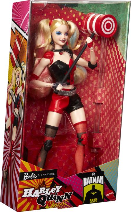 Produktbild Barbie Signature Harley Quinn Sammlerpuppe mit beweglichem Körper, ikonischem Outfit und Schlägel