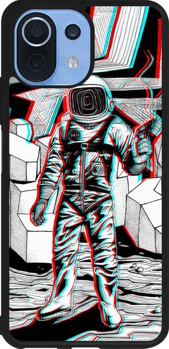 Produktbild PhoneLook Hülle Silikon schwarz Anaglyph Astronaut (Xiaomi Mi 11 Lite 5G)