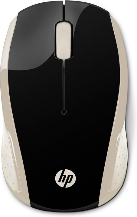 Actual product image HP 200 Silk Gold Wireless Mouse (Wireless)