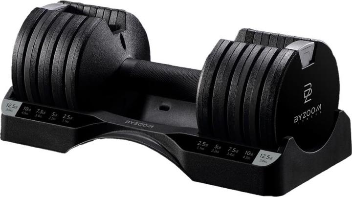 Byzoom Fitness Adjustable dumbbell 5.6kg "Pure Series" (1 x 1 kg)