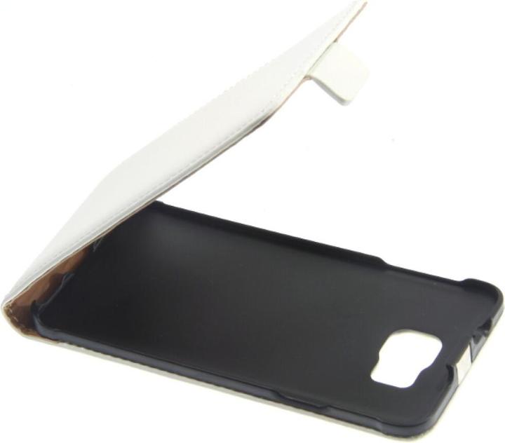 Produktbild OEM Slim Leather Flip Case Galaxy Alpha G850 - White (Samsung Galaxy Alpha)