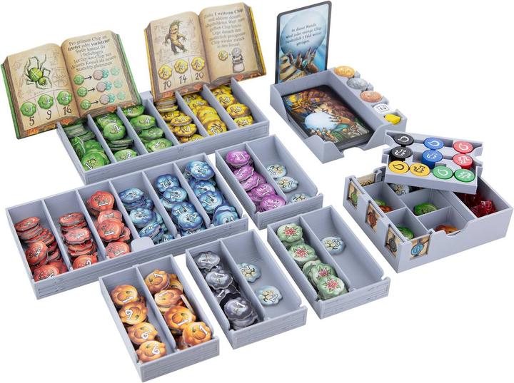 Actual product image Feldherr QUAK-3D - Organiser for The Quacksalvers of Quedlinburg + The Herbal Witches - Basic Game Box