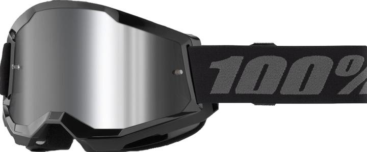 100% Strata 2 (Black, Mirror Silver)