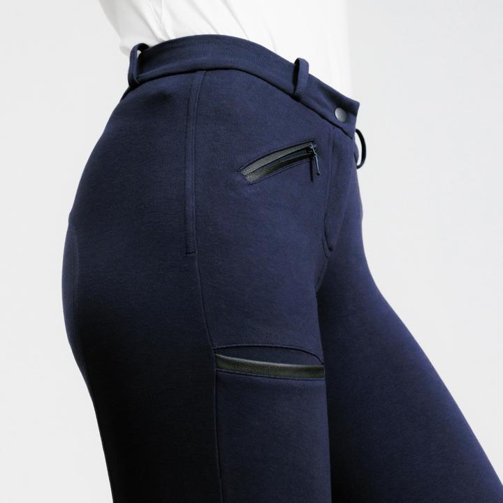 Immagine prodotto Fouganza Toppe al ginocchio per pantaloni da donna - 140 blu navy (38)