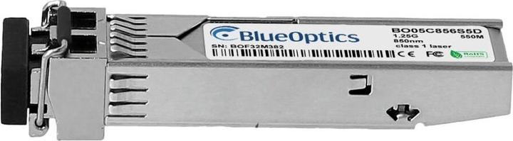 Actual product image CBO Juniper SRX-SFP-1GE-SX Compatible BlueOptics SFP BO05C856S5D